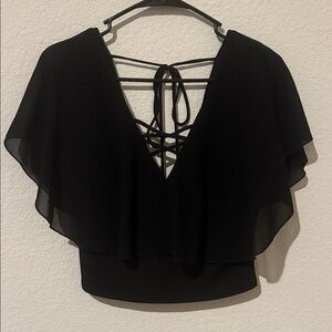 Elegant Black Women's Top